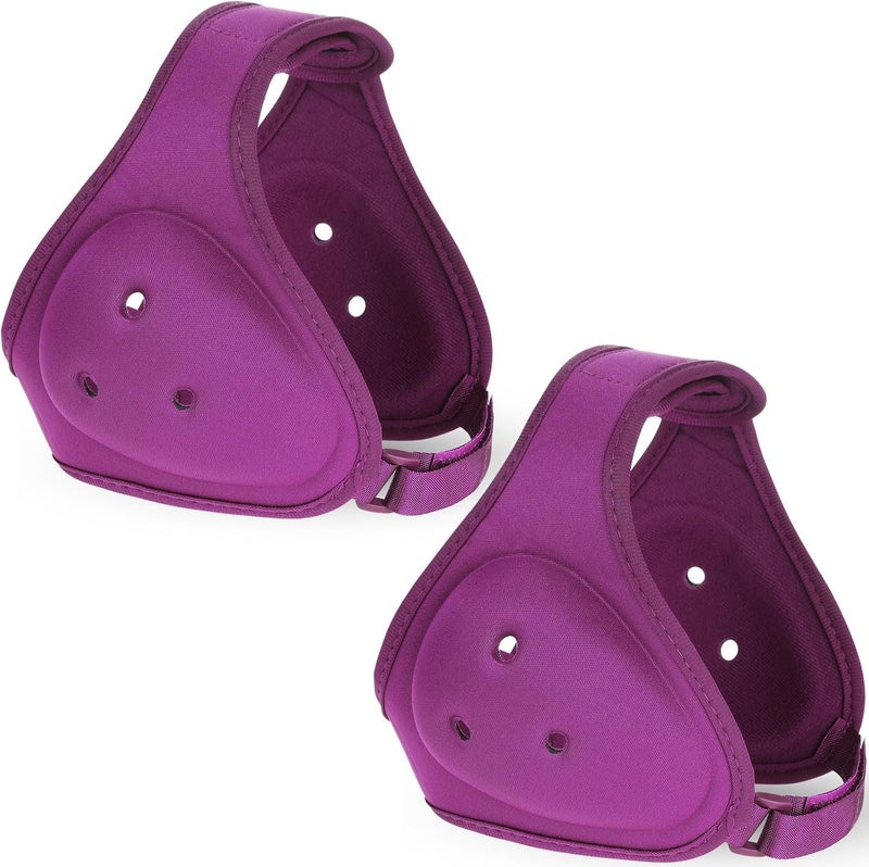 Jerify 2 Pcs Wrestling Headgear for Kids Youth Soft Grappling Headgear Wrestling Adjustable Ear Guard Protective(Dark Red) - Image 1